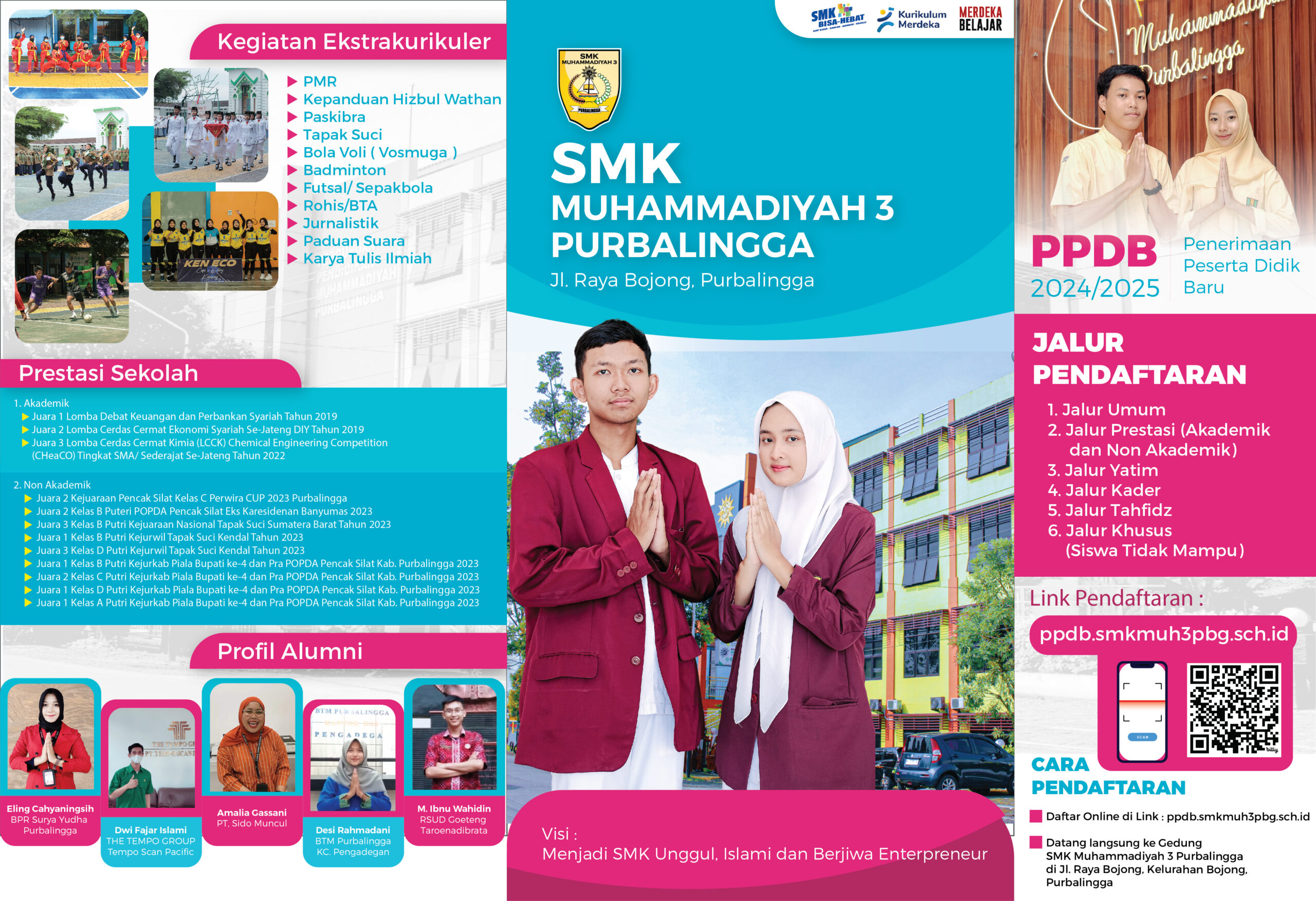 Info PPDB SMK Muhammadiyah 3 Purbalingga